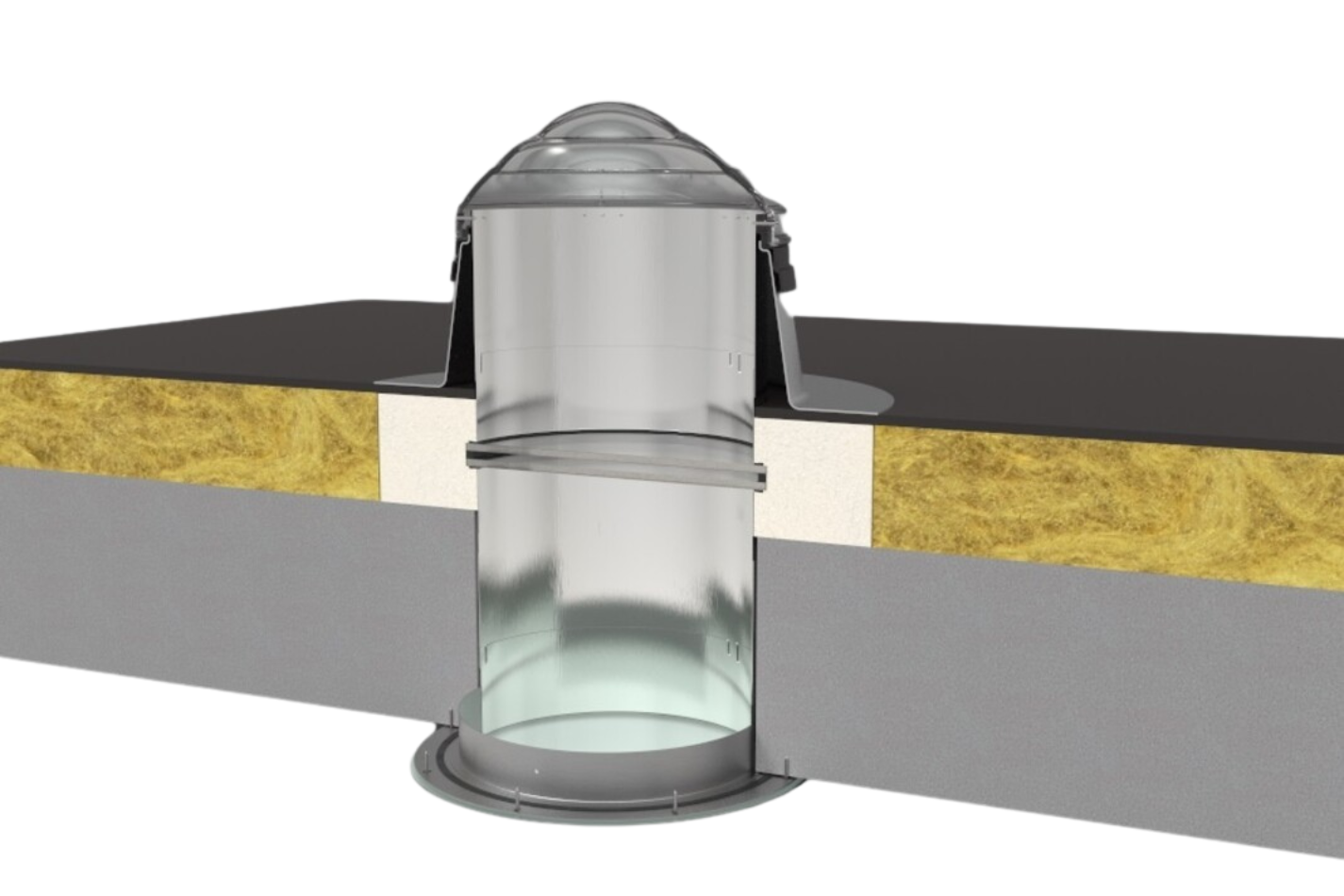 insulated diffuser daylight tube