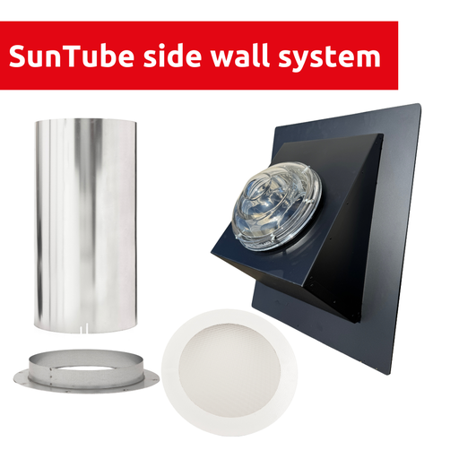 SunTube25 side wall daylight system - complete set